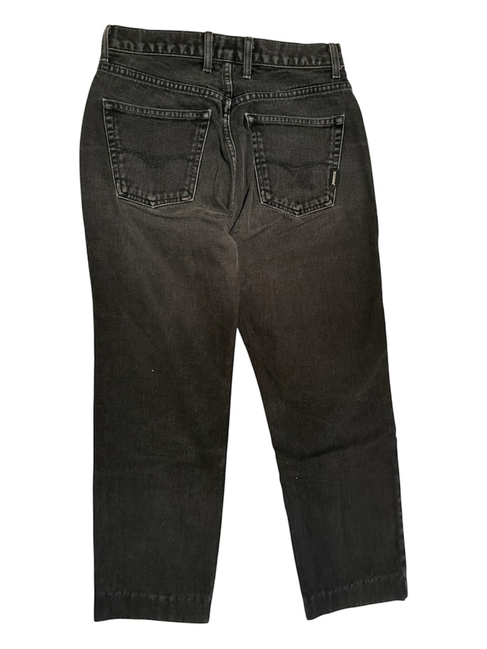 Vintage Late 80s / Early 90s GUESS Mom Jeans - Black Denim Size 29 High-Waisted - Picture 4 of 10
